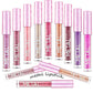 12 Colors Shinning and Long Lasting Waterproof Colourful Lip Gloss