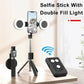 Ny 6-i-1 Trådløs Bluetooth Selfie-stang