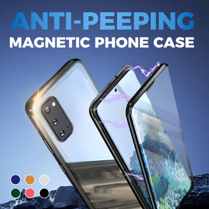💥Magnetisk temperert glass tosidig telefonveske for Samsung S23-S25-serie