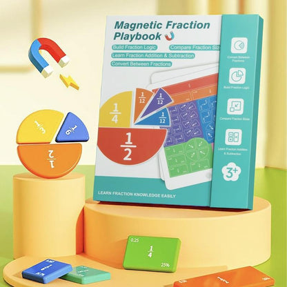 🏅SISTE DAG! 50% RABATT📚🧲Magnetisk brøkdemonstrasjonsbok