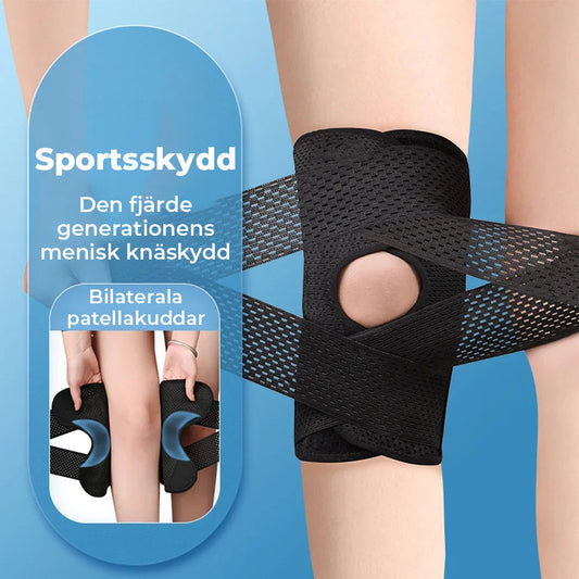 Meniskus pustende kneputer