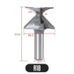 R18/R30 1/2-tommers skaft for trebearbeidingsfreser