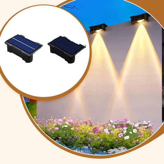 Vanntette solar gjerdelys for utendørs dekor