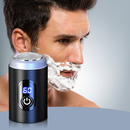 Mini bærbar oppladbar barbermaskin med digital skjerm