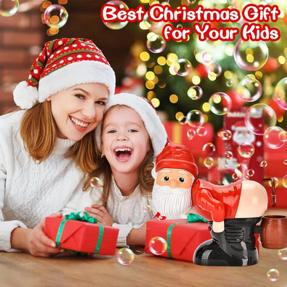 🎅Julens store salg- 50% avslag🎄Morsom Santa Bubble Blowing Machine
