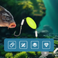 🎣⚡ Omvendt bunnrigg med dobbel krok! Oppgradert versjon øker opphakingshastigheten med 50 % - si farvel til å hekte seg fast! 🎣