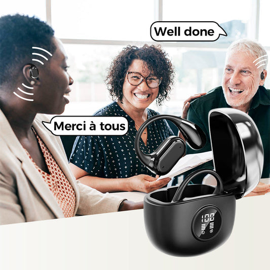 🎧 50% RABATT! Trådløse Bluetooth 5.4 Ørepropper – Uovertruffen Lyd, Uendelig Komfort | Passer iOS & Android 📱