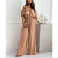 🌞Sommersalg🌺 Kvinners av - skulder ruffle jumpsuit - 60% avslag