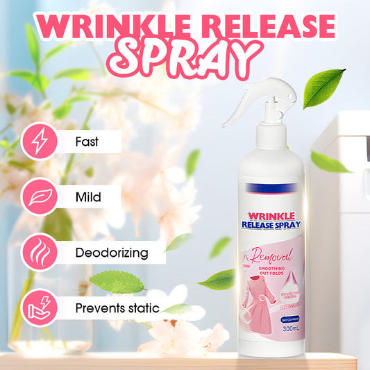 Multifunksjonell rynkeutløsningsspray