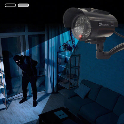 🏆Solar Simulering sikkerhetskamera🌞📹