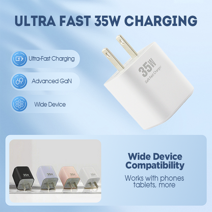 35W Dual Port Fast Charger