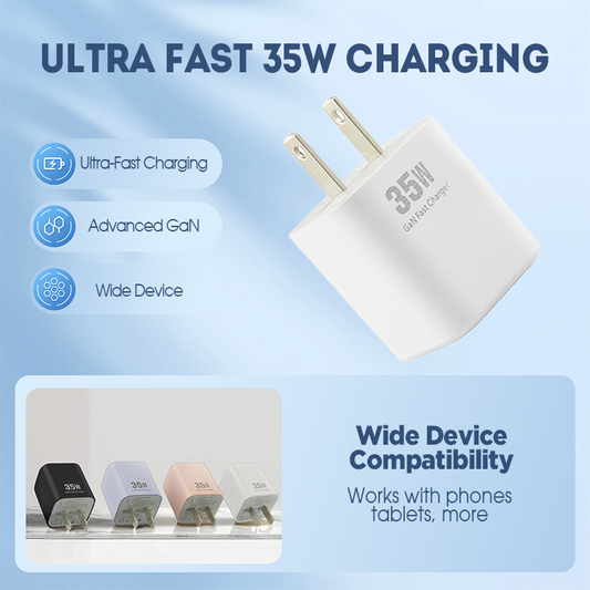 35W Dual Port Fast Charger