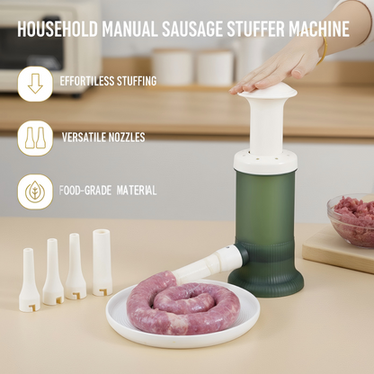 Husholdnings manuell pølsefyllemaskin