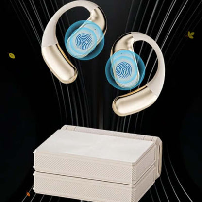 🎧 50 % RABATT NÅ! ⚡ Trådløse ørepropper med åpen øretelefon – Lette, klar lyd og trygge for utendørs bruk 🏃‍♂️✨