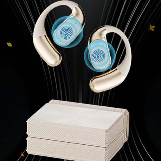 🎧 50 % RABATT NÅ! ⚡ Trådløse ørepropper med åpen øretelefon – Lette, klar lyd og trygge for utendørs bruk 🏃‍♂️✨