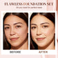 🥳2026 HOT SALE🥳💞50K+ SOLD!🔍🧽 6-in-1 Make-up-Schwamm-Werkzeugset mit makelloser Basis 💼✨