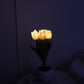 🔥LED Tulip Nattlys Blomsterbordlampe🌷✨