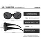 🥳✨ 50 % RABATT! Retro store solbriller – Polariserte linser reduserer gjenskinn, UV400-beskyttelse. Strassdetaljer for et snev av glamour. Smigrende for alle ansiktsformer. En stilig nødvendighet. 🕶️💎